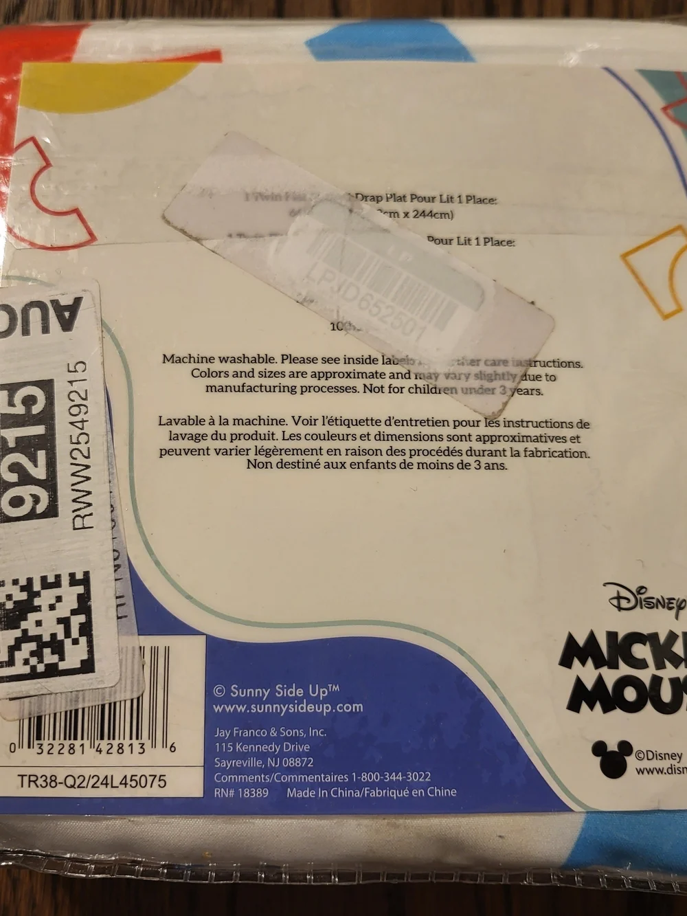 Sunny Side Up Disney Mickey Mouse Twin Sheet Set Microfiber Bedding Sleep Kids